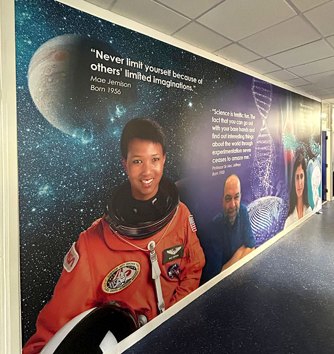 School wall art science