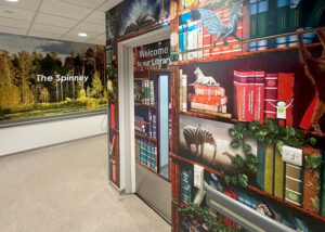 Library wall art