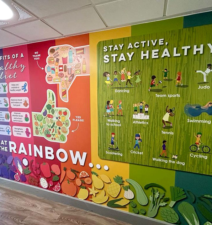 School wall art
